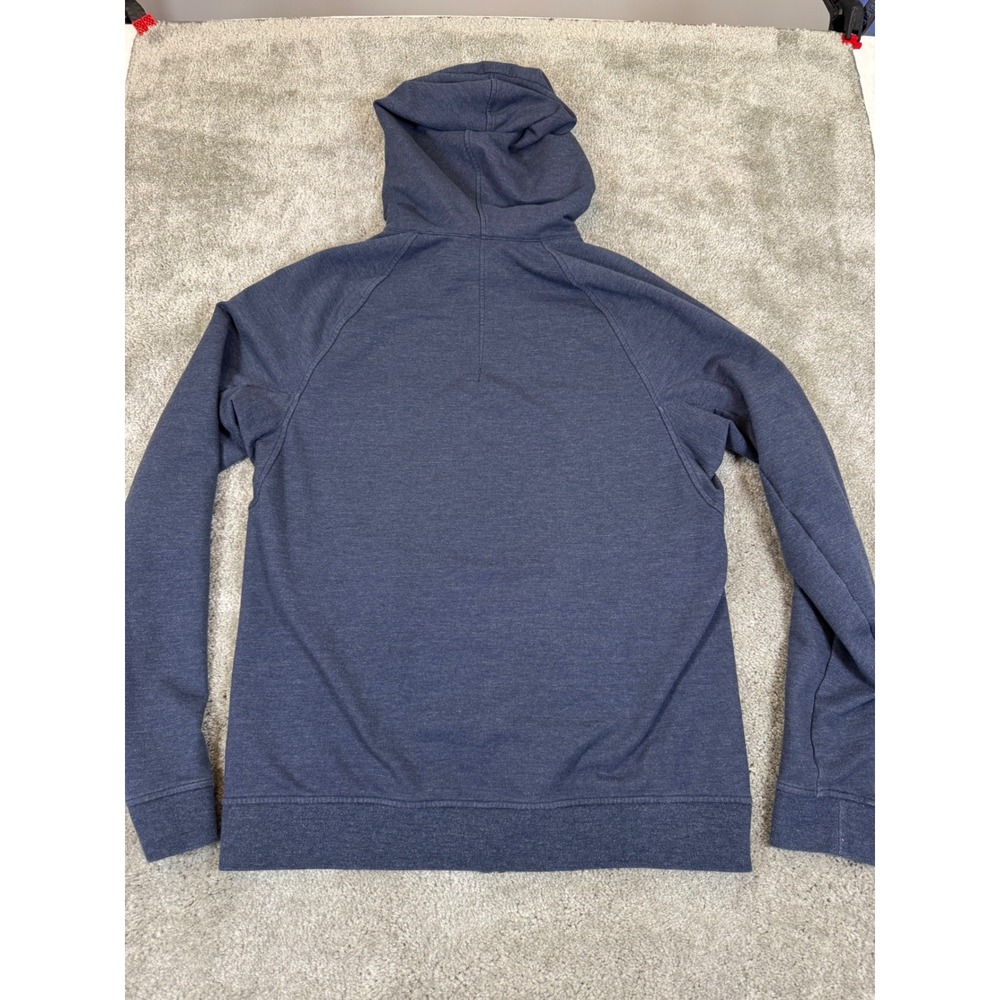 Lululemon Mens City Sweat Full Zip Hoodie Navy Blue Heathered Size S - Picture 4 of 9